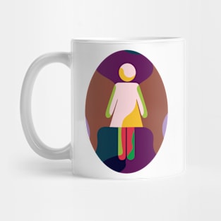 Colorful Woman Mug